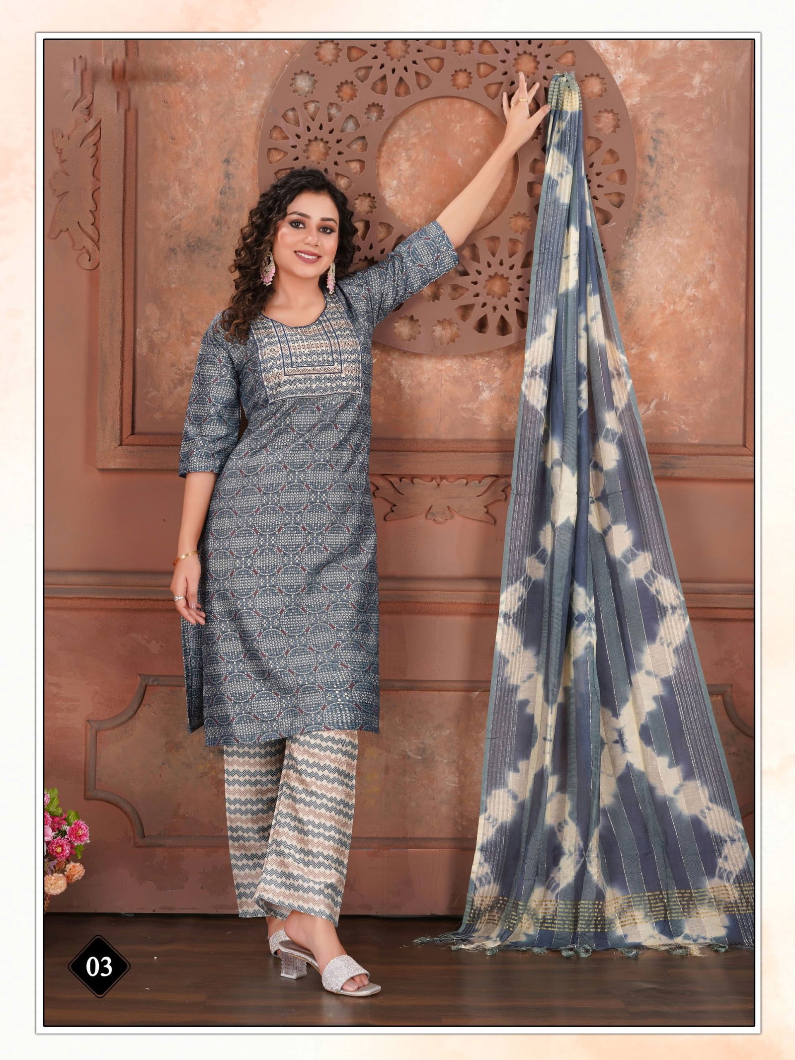 Kritika By Rangjyot Foil Printed Kurti With Bottom Dupatta Wholesale Shop In Surat
